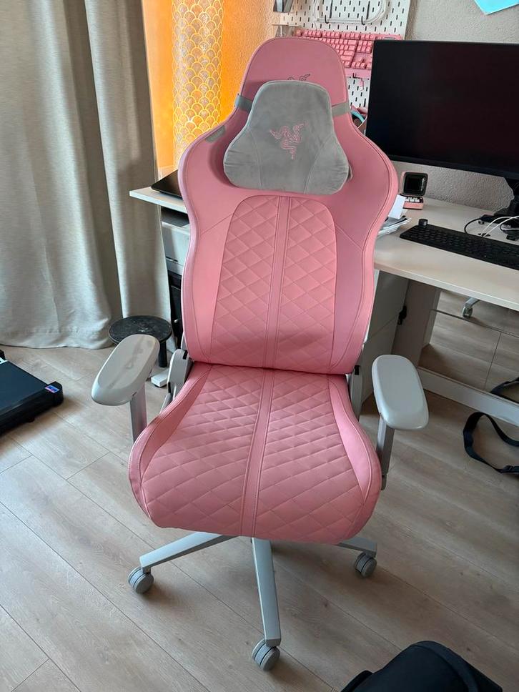 Razer Enki Gaming Chair – Roze – Comfortabel & Verstelbaar, Huis en Inrichting, Bureaustoelen, Zwart, Ophalen of Verzenden