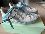 Off-White Low vulcanized canvas white light blue mt 40, Ophalen, Zo goed als nieuw, Blauw