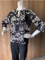 Blouse zwart wit mt. L, Ophalen of Verzenden, Zo goed als nieuw, Maat 42/44 (L), Zwart