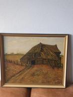 Schilderij schaapskooi Wolfheze omg Oosterbeek v d Berg., Antiek en Kunst, Ophalen