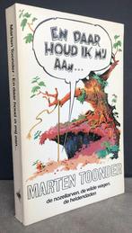 Toonder, Marten - Daar kan ik niet tegen (1985 1e dr.), Eén stripboek, Ophalen of Verzenden, Nieuw