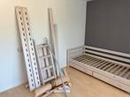 Flexa hoek-stapelbed (whitewash), Ophalen, Gebruikt, 90 cm, 160 tot 180 cm
