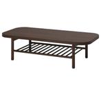 Coffee table dark brown beech veneer, Zo goed als nieuw, Minder dan 50 cm, Rechthoekig, 50 tot 100 cm