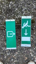 Vluchtweg aanduiding, Doe-het-zelf en Verbouw, Bouwverlichting, Ophalen, Gebruikt, Minder dan 50 watt, Lamp met armatuur