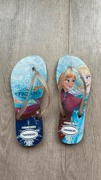 Havaianas teenslippers frozen elsa anna maat 33/34, Gebruikt, Meisje, Overige typen, Ophalen of Verzenden