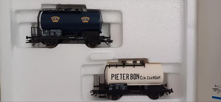 Märklin H0 48542 Wagonset 2 wagons "Pieter Bon" van de NS., Hobby en Vrije tijd, Modeltreinen | H0, Zo goed als nieuw, Wagon, Wisselstroom