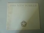 1988 Chrysler New Yorker Brochure USA, Verzenden, Gelezen, Overige merken