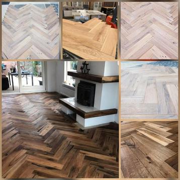 EIKEN VISGRAAT VLOEREN Visgraatparket echt hout!! VLOEREN beschikbaar voor biedingen