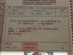 Voetbaltickets Haarlem-Feyenoord  10-4-84, Ophalen of Verzenden, Zo goed als nieuw, Feyenoord