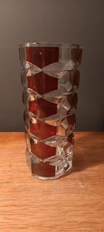 Luminarc, Robijnrood, gegoten designerpiece., Huis en Inrichting, Ophalen of Verzenden, Gebruikt, Overige typen