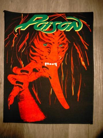 Poison open up and say ah vintage backpatch back patch 2 beschikbaar voor biedingen