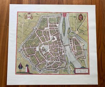 Historische plattegrond Maastricht / 1580 beschikbaar voor biedingen