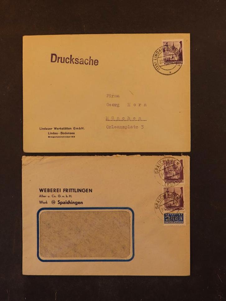 WÜRTTEMBERG/BADEN/RHEINLAND etc.BRIEVEN/KAARTEN - (BR26) 1/3, Postzegels en Munten, Brieven en Enveloppen | Buitenland, Envelop