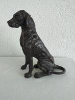 Bronzen jachthond, Verzamelen, Beelden en Beeldjes, Ophalen of Verzenden, Zo goed als nieuw, Dier