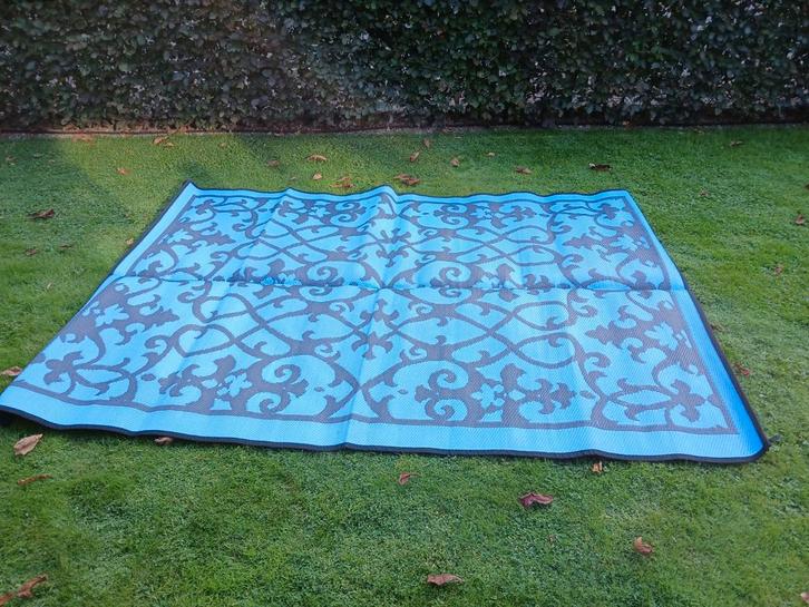 Bo-Camp Chill Mat - Azuurblauw 270x200cm, Caravans en Kamperen, Kampeeraccessoires, Ophalen of Verzenden