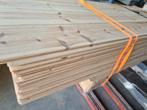 22M2 massief grenen houten vloer #VERNIEUWD#, Parket, Gebruikt, Ophalen of Verzenden, 10 tot 30 cm