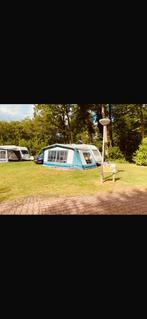 Caravan eiffeland sunsine 460 met mover, voortent en uitbouw, Mover, Rondzit, 750 - 1000 kg, 6 tot 7 meter