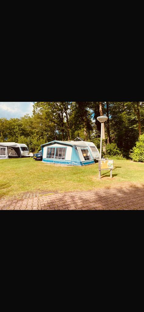 Caravan eiffeland sunsine 460 met mover, voortent en uitbouw, Caravans en Kamperen, Caravans, Particulier, tot en met 4, 750 - 1000 kg
