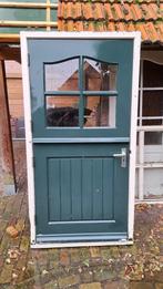 Boerderijdeur, dubbele deur van Hardhout, Doe-het-zelf en Verbouw, Ophalen, Gebruikt, 80 tot 100 cm, Minder dan 200 cm