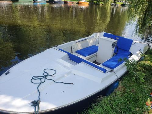 Sloep 5 meter + Yamaha 9.9pk (4-takt), Watersport en Boten, Sloepen, Gebruikt, Tot 10 pk, 3 tot 6 meter, Buitenboordmotor, Benzine