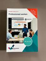 Studieboek professioneel werken, Overige vakken, Ophalen of Verzenden, Zo goed als nieuw, Angerenstein