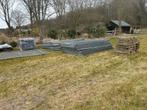 38 Bouwhekken 3,5x2 en 40 blokken, Doe-het-zelf en Verbouw, Ophalen of Verzenden, Gebruikt, Overige typen, Minder dan 2 meter