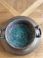 Antieke Koperen schaal  met Handvatten, Antiek en Kunst, Antiek | Koper en Brons, Ophalen of Verzenden, Koper