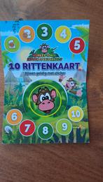 Monkeytown 10 rittenkaart, Drie personen of meer, Ticket of Toegangskaart