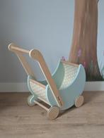 Houten Poppenwagen Loopwagen Mintgroen, Kinderen en Baby's, Ophalen of Verzenden, Zo goed als nieuw, Overige typen