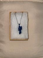 BLOHSH Ketting Blauw HMHAS, Sieraden, Tassen en Uiterlijk, Kettingen, Blauw, Ophalen of Verzenden, Zo goed als nieuw, Overige materialen