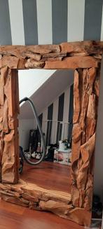 Mooie spiegel van drijfhout, Huis en Inrichting, Woonaccessoires | Spiegels, Ophalen, Zo goed als nieuw, Rechthoekig
