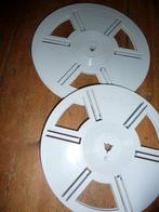 8mm 2 elmo kunststof opwikkelspoelen 26,5 en 24cm diameter -, Verzenden, 8mm film