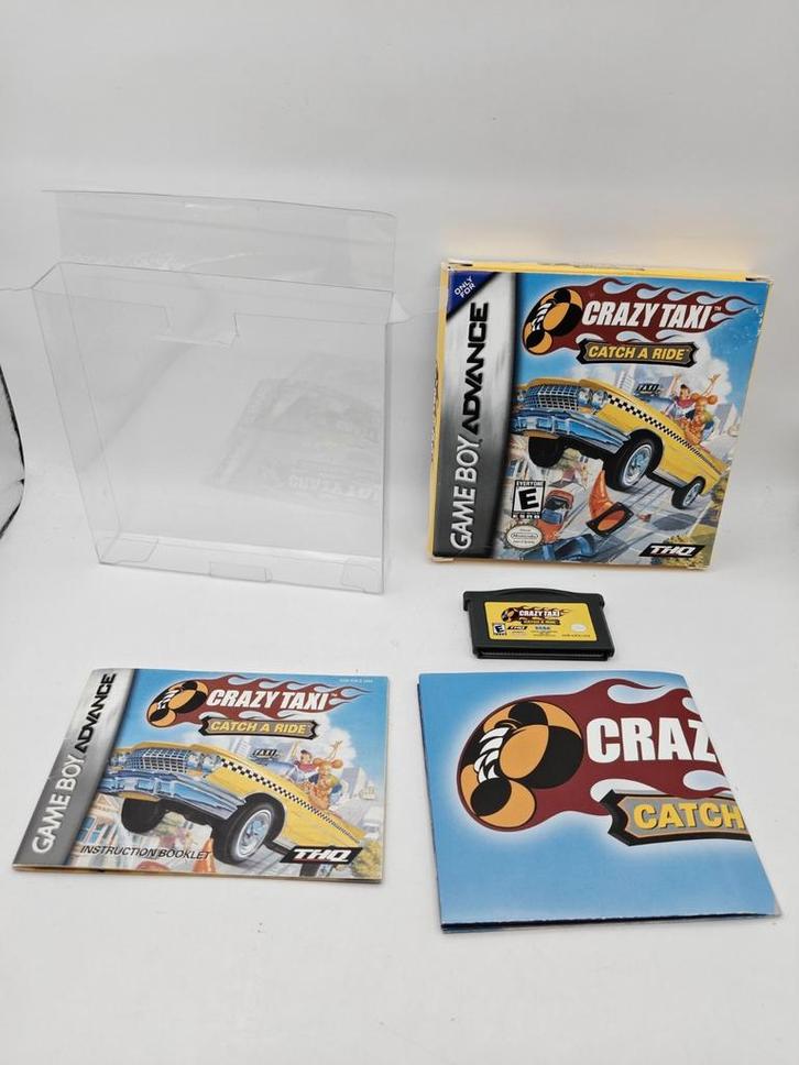 Crazy taxi catch a ride Gameboy Advance CIB, Spelcomputers en Games, Games | Nintendo Game Boy, Zo goed als nieuw, Avontuur en Actie