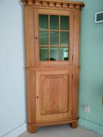 Mooie hoekkast met glazen deur, Antiek en Kunst, Antiek | Meubels | Kasten, Ophalen