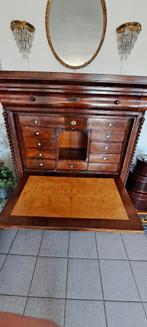 Antieke Secretaire  van mahoniehout met geheime lade, Antiek en Kunst, Ophalen