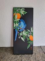 Emaille bord kunst bord Jean Neuhaus, Verzamelen, Ophalen of Verzenden, Gebruikt, Reclamebord
