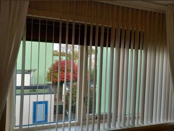 2 x off white lamellen H 1.60/ B 2.40   >>>>Ehv5655 beschikbaar voor biedingen