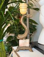 Vintage nieuwstaat! Vis Serpent tafel lamp voet 1950-1970, Huis en Inrichting, Lampen | Tafellampen, Ophalen of Verzenden, Zo goed als nieuw