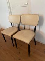 Vintage/retro stoelen, Huis en Inrichting, Stoelen, Ophalen, Gebruikt, Twee