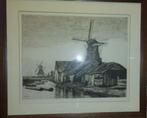 Ets Joan François OBBES (1869-1963), Antiek en Kunst, Kunst | Etsen en Gravures, Ophalen