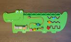 Viga Toys krokodil wandspeelbord/activiteitenbord, Kinderen en Baby's, Overige typen, Ophalen of Verzenden, Zo goed als nieuw