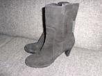 zwarte suede dameslaarsjes van VOLTAN, maat 39 1/2, Kleding | Dames, Schoenen, Hoge laarzen, Zwart, Ophalen of Verzenden, Gedragen