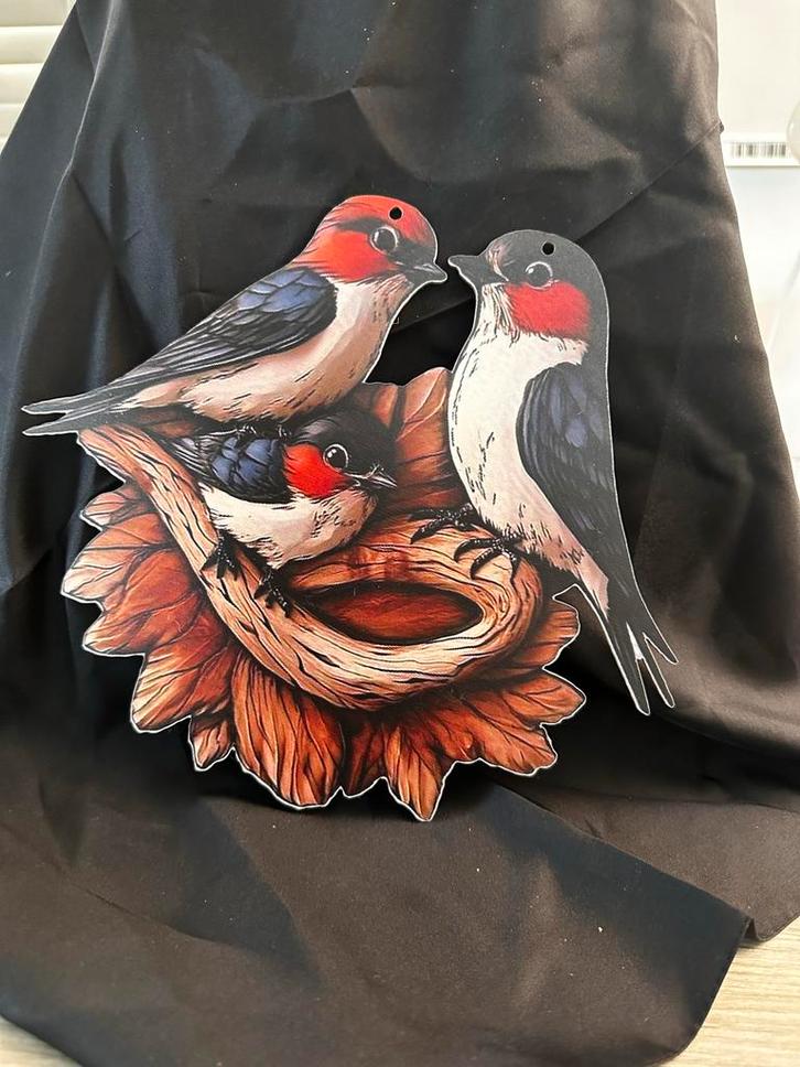 Houten Wandbord - Zwaluwnest Decoratie, Huis en Inrichting, Woonaccessoires | Wanddecoraties, Nieuw, Ophalen of Verzenden