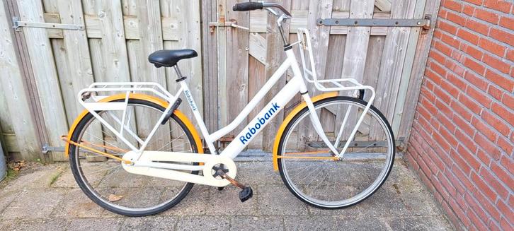 Rabobank transportfiets, Fietsen en Brommers, Fietsen | Dames | Omafietsen, Gebruikt, 56 cm of meer, Ophalen