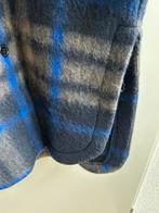 LUMINA wollige jas blauw geruit mt TU, Prato, Italie, LUMINA, -, Nieuw
