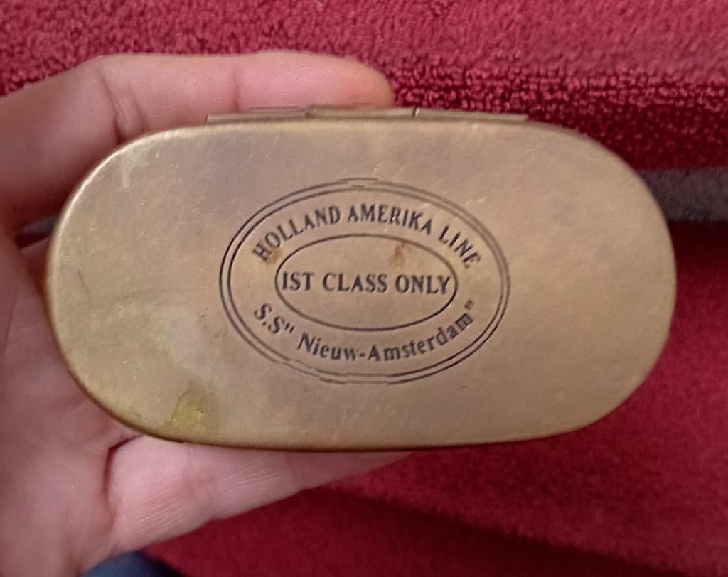 HOLLAND AMERIKA LIJN 1st Class Only SS New Amsterdam Line, Ophalen of Verzenden