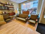 Vintage Loungeset Bank & 2 Fauteuils Fauteuil Bankstel Stoel, Ophalen, Gebruikt, Nvt, Nvt