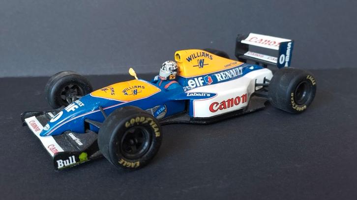 Williams Renault FW 14 Damon Hill 1'24 Onyx Pol, Hobby en Vrije tijd, Modelauto's | 1:24, Zo goed als nieuw, Ophalen of Verzenden