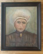 Dame in klederdracht, schilder van Nunen uit Etten-Leur, Antiek en Kunst, Kunst | Schilderijen | Klassiek, Ophalen of Verzenden