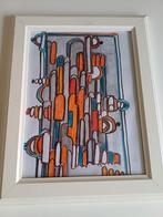 Abstracte kunst aan de muur, Ophalen